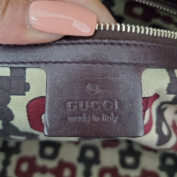 Authentic Brown Guccisima Gucci Boston Handbag - Picture 4 of 14